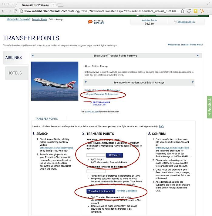 British Airways Award Booking 6