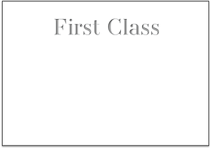 first class card