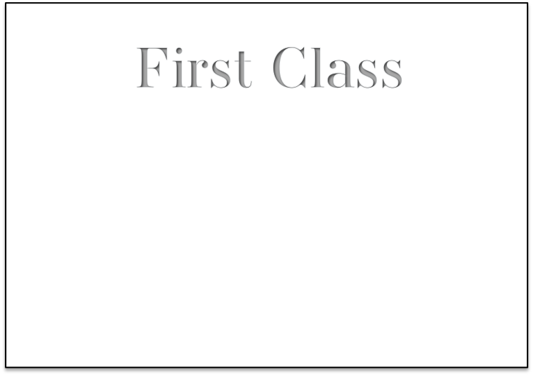 first class card